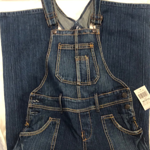 Guess Jean Girls Overalls Size 10/12 - Picture 1 of 5